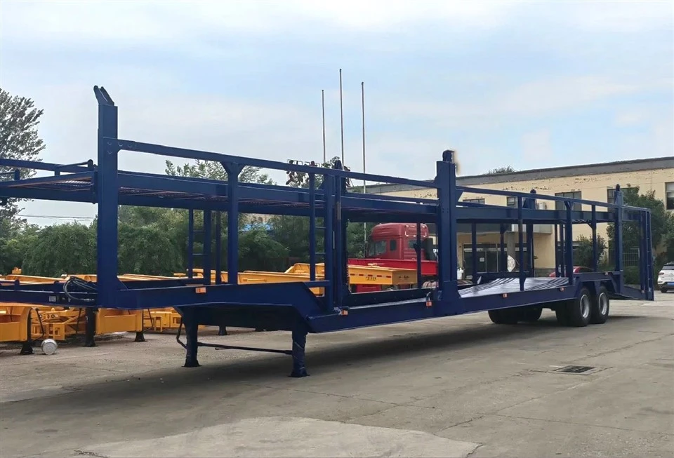 Car Transporter Truck Heavy Trailer