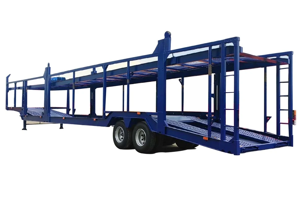 Customized Double Floor Carry 8 Cars Steel Car Carrier Trailer